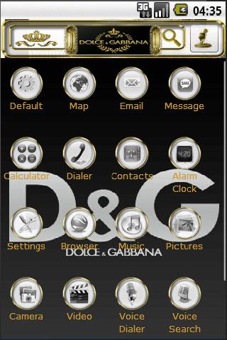 Dolce & Gabbana Android Personalization
