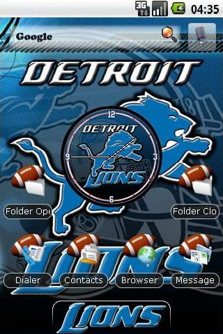 Detroit Lions themes Android Personalization