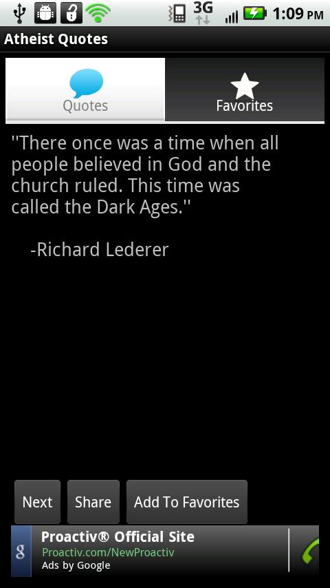 Atheist Quotes Android Entertainment