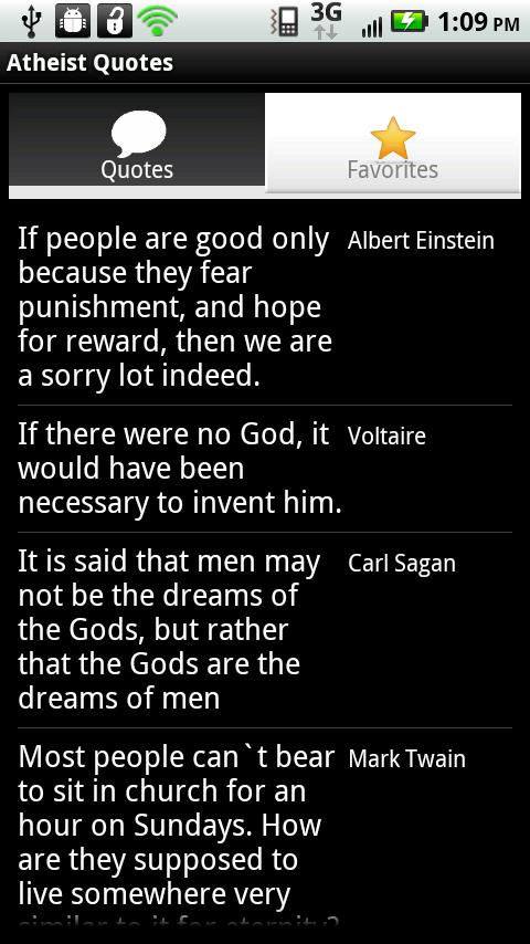 Atheist Quotes Android Entertainment