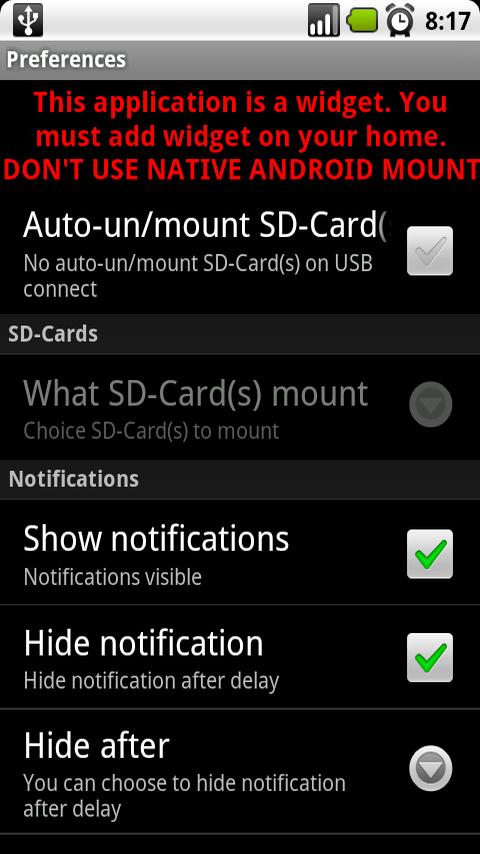 Multi Mount SD-Card