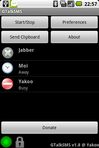 GTalkSMS Donate Android Communication