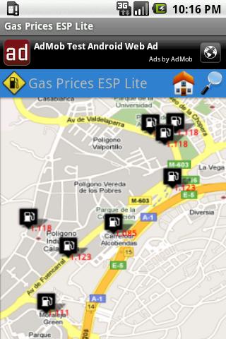 Gas Prices ESP Lite Android Travel & Local