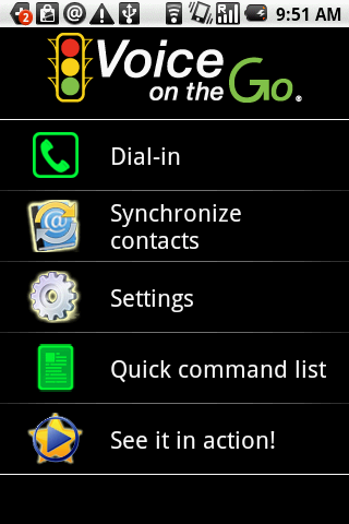Voice on the Go Android Productivity