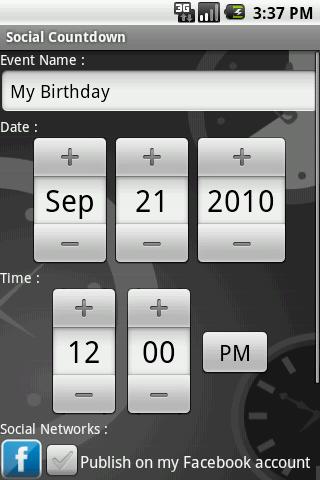 Social Countdown Android Lifestyle
