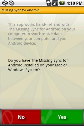The Missing Sync for Android Android Productivity
