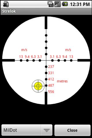 Strelok. Ballistic calculator Android Sports