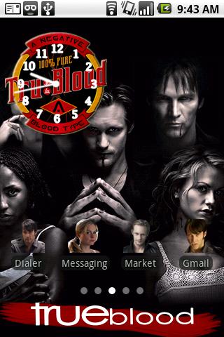 True Blood Theme Android Personalization