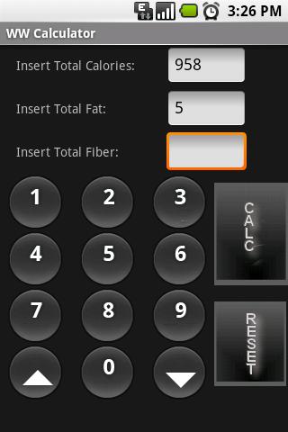 WW Calculator Android Lifestyle