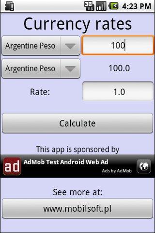 Currency rates