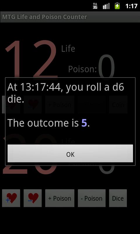 MTG Life and Poison Counter Android Tools