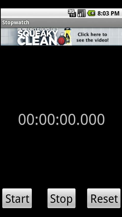 Stopwatch Ad Supported Android Productivity