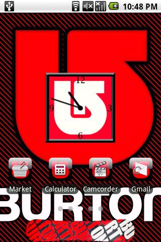 Burton Snowboards Theme Android Personalization