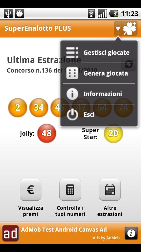 SuperEnalotto+ Android Entertainment