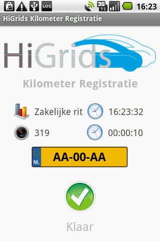 HiGrids Mileage Registration