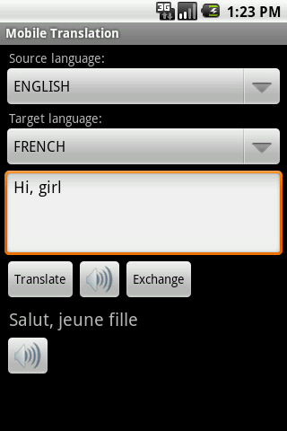 Mobile Translation (Google) Android Tools