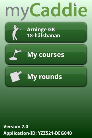myCaddie Demo  Golf GPS