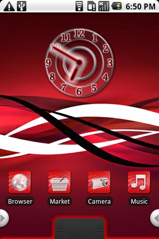 Red Hot Theme Android Personalization