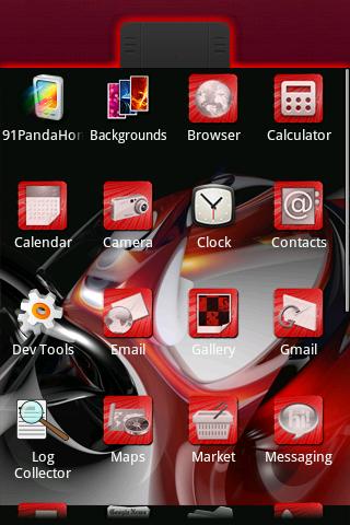 Red Hot Theme Android Personalization