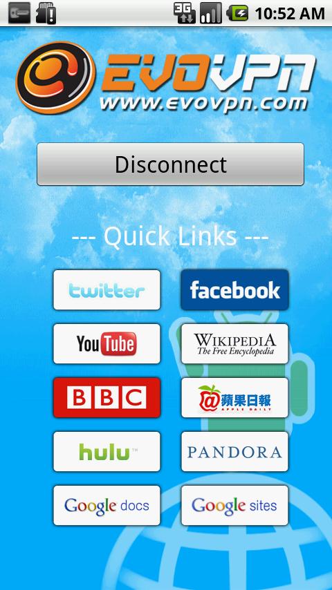 EvoVPN Android Social