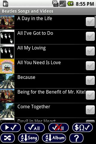 Beatles Songs and Videos Android Entertainment