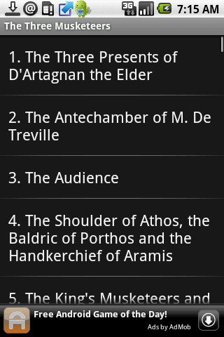 The Three Musketeers Android Books & Reference