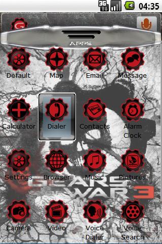 Gears of War 3 -Gears Theme Android Personalization
