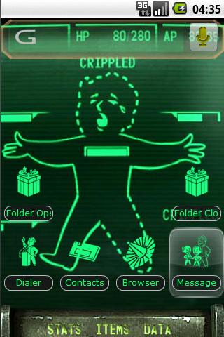 Fallout New Vegas Theme Android Personalization