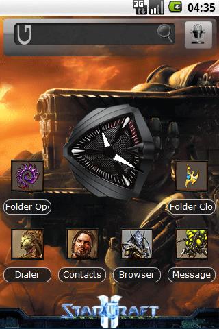 Starcraft 2 Theme Android Personalization