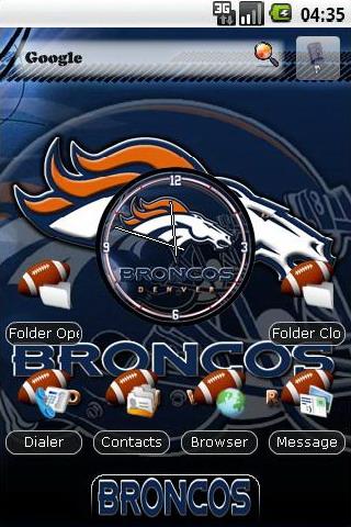 Denver Broncos themes Android Personalization