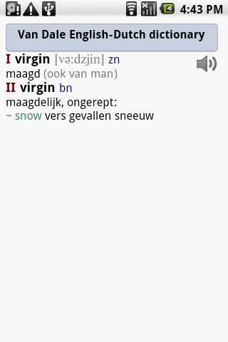 Van Dale  English-Dutch Pocket Android Books & Reference