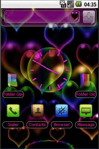 Love Bubbles Android Personalization