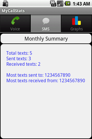 MyCallStats Android Tools