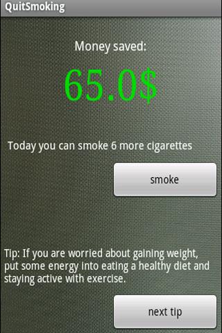 Quit Smoking trial version Android Health & Fitness