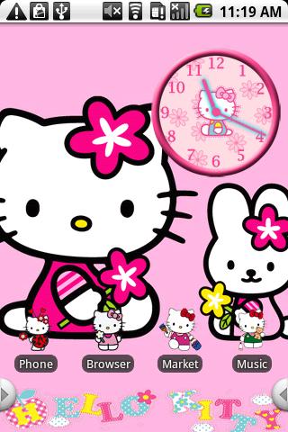 Hello Kitty Theme 2 Android Personalization