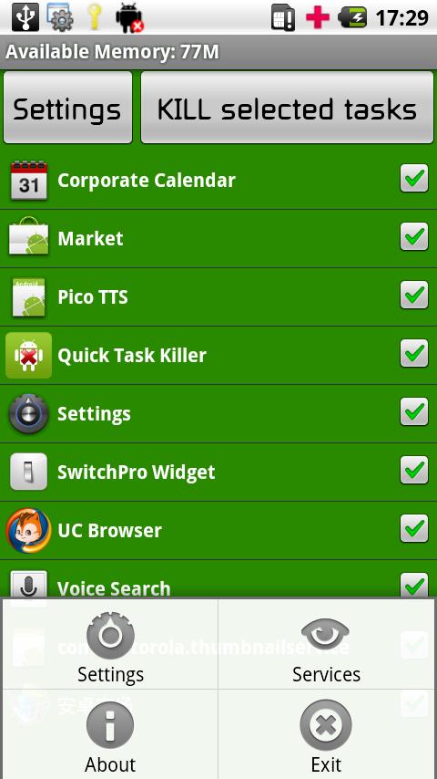 Quick Task Killer Android Business
