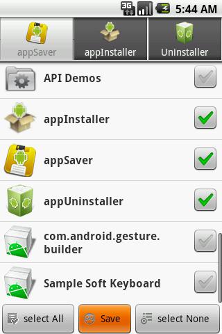 appSaver Android Productivity