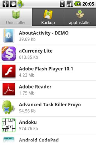appUninstaller Android Tools