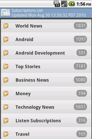 a Simple Google Reader Android News & Magazines