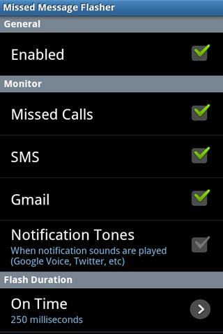 Missed Message Flasher Donate Android Tools