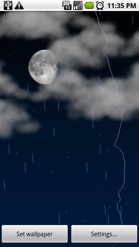 Weather Live Wallpaper Android Weather