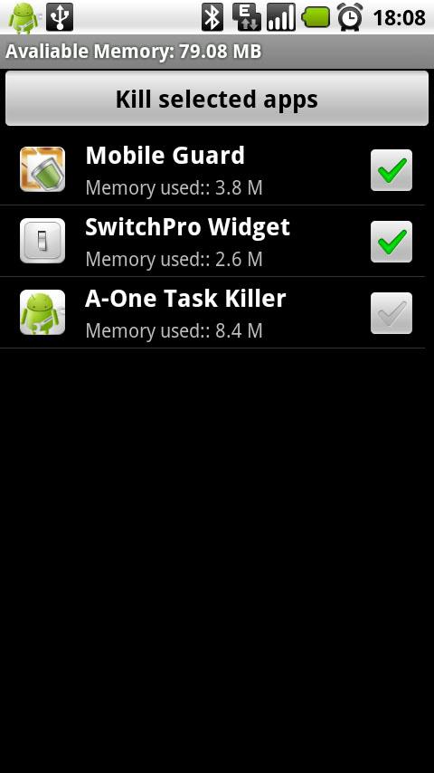 ACE Task Killer Android Productivity