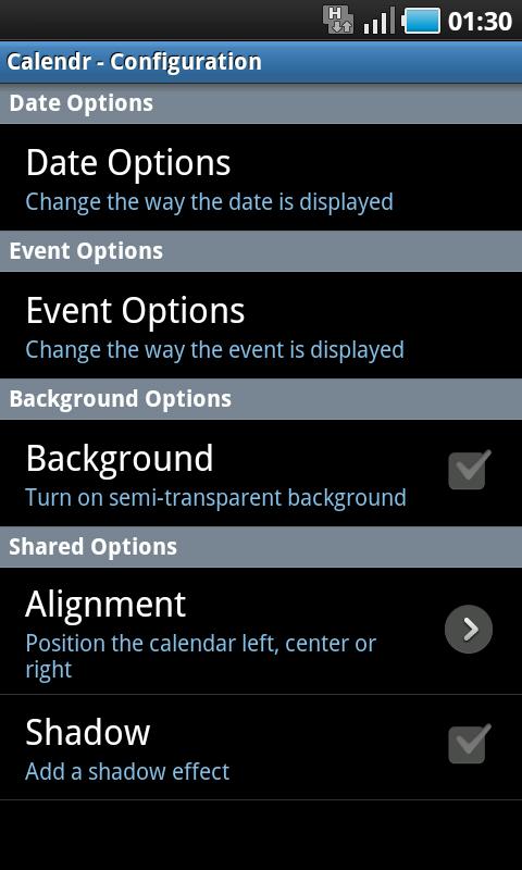 Calendr Android Productivity