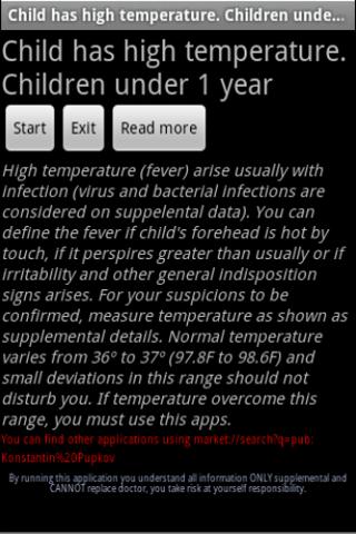 Fever in Infants Android Medical