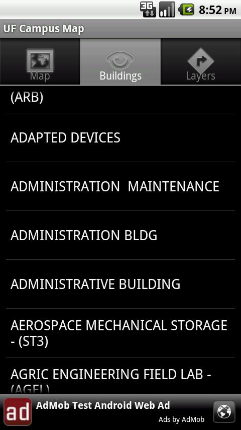 UF Campus Map Android Tools