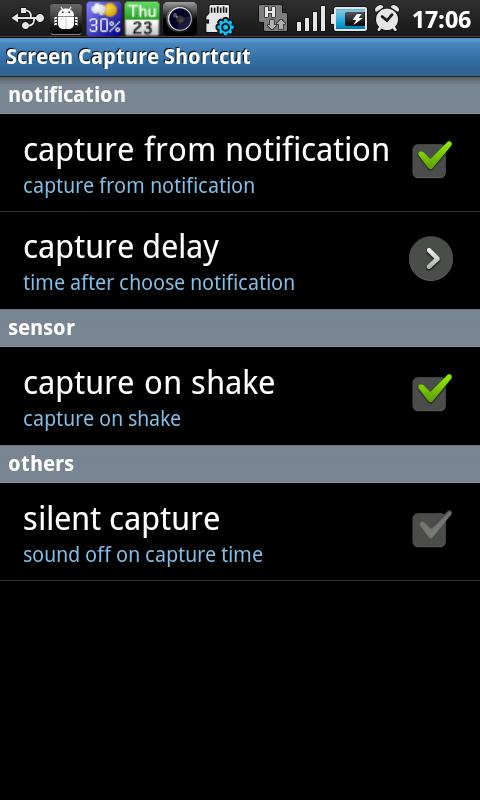 Screen Capture Shortcut Free Android Tools