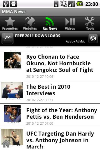 MMA News Android Sports
