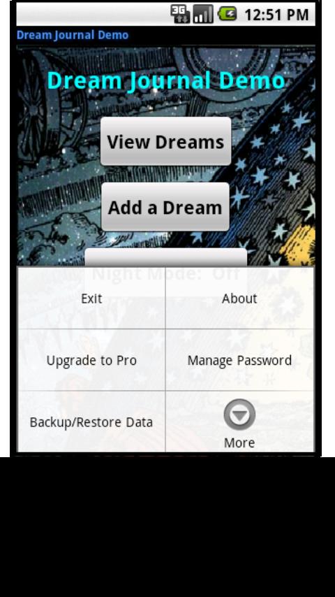 Dream Journal Demo Android Lifestyle