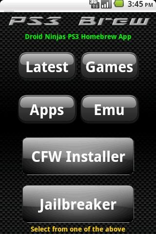 PS3 Brew Android Tools