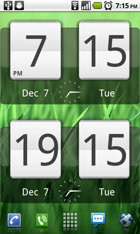 Sense Analog Clock Widget 4×2 Android News & Magazines